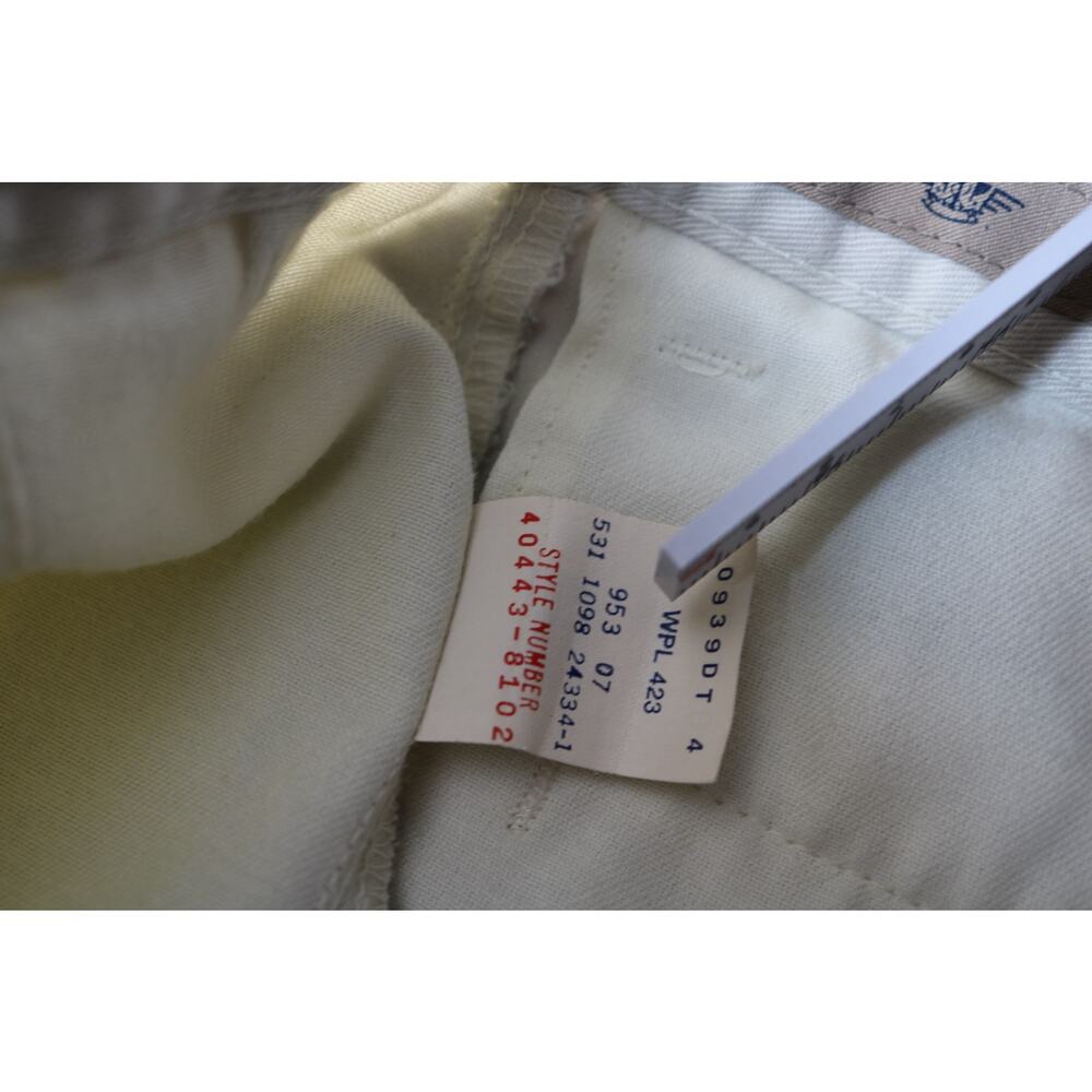 DOCKERS Pleated Khakis Men 32x30 Beige 100 Cotton Classic No Wrinkle Made In USA - Picture 14 of 15